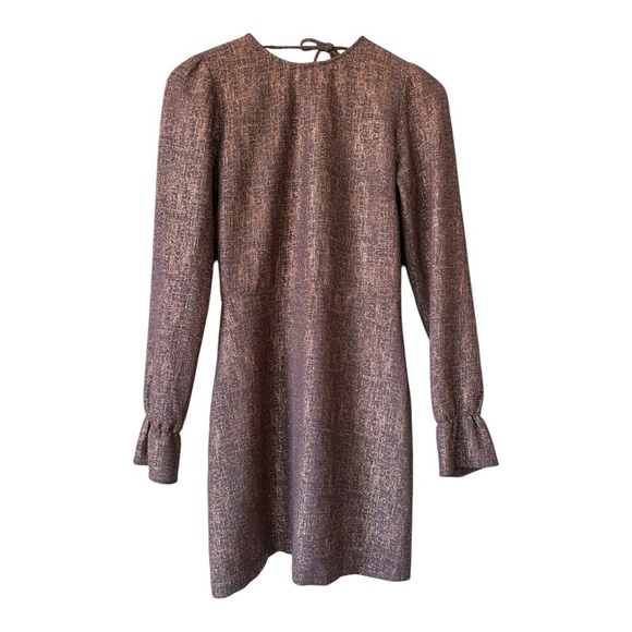 Reformation Mini Copper Open Back Dress Size S - Picture 5 of 9